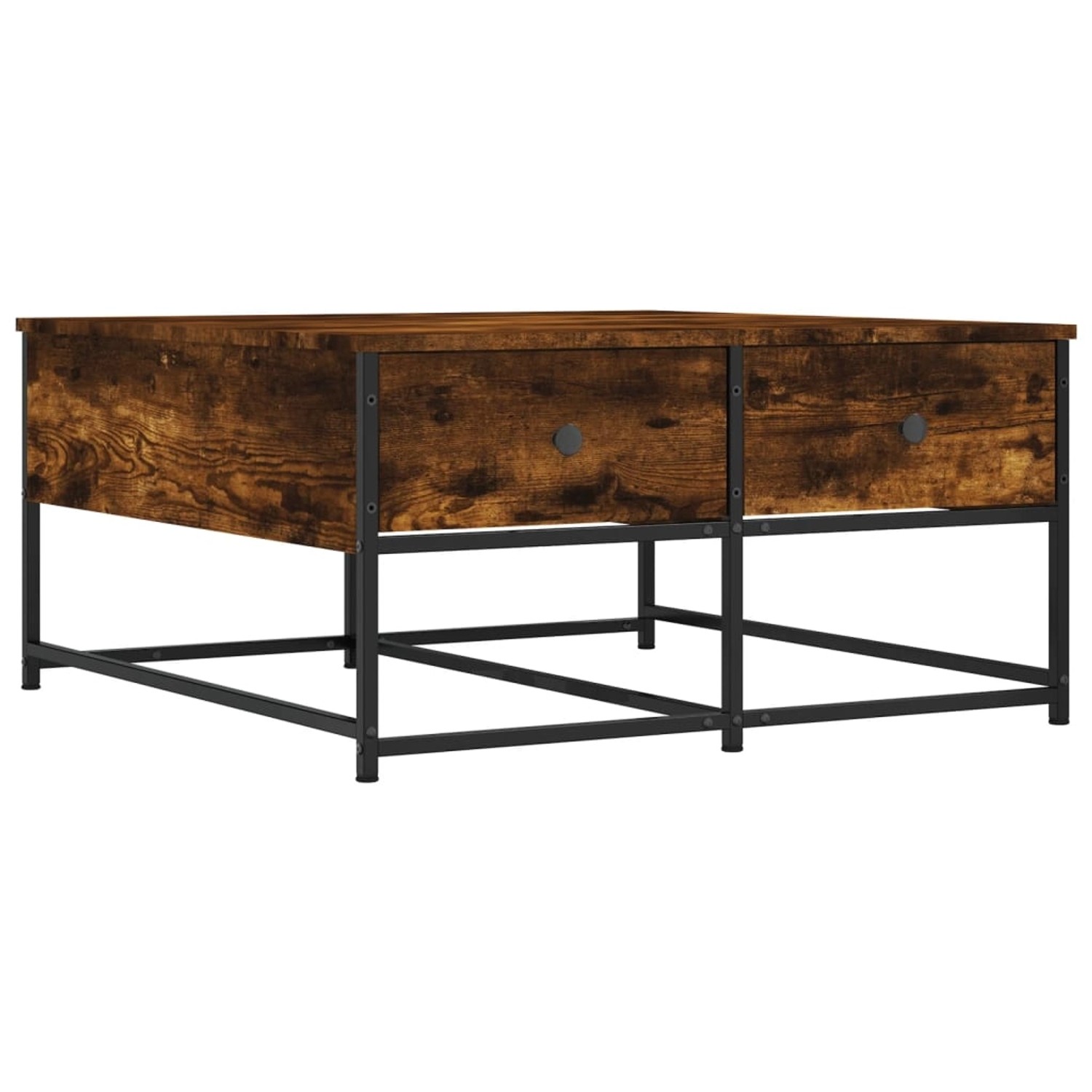 vidaXL Couchtisch Räuchereiche 80x80x40 cm Holzwerkstoff 835356 günstig online kaufen