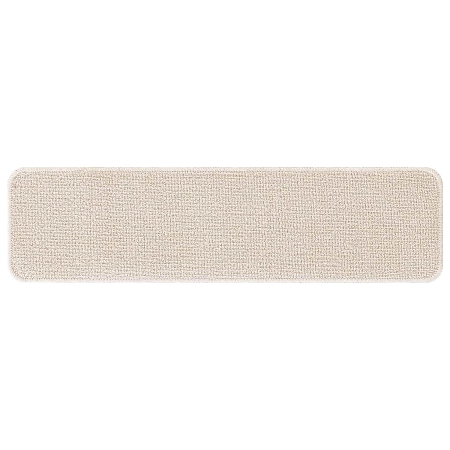 vidaXL Rutschfeste Treppenmatten 15 Stk Creme 75 x 20 cm PP 4019803 günstig online kaufen