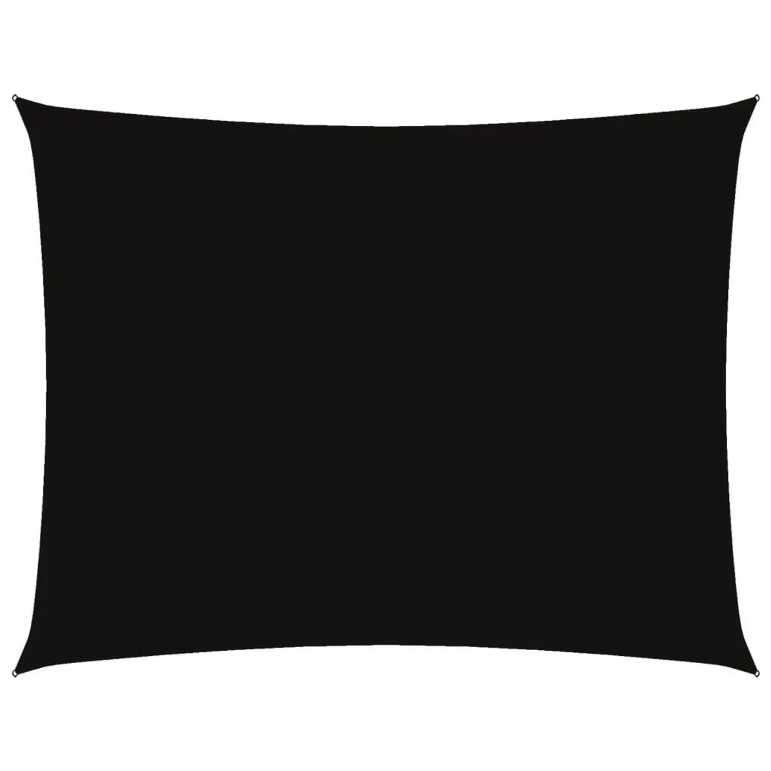 Furnicato Sonnensegel Oxford Gewebe Rechteckig 5x7 M Schwarz