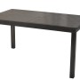 Rechteckiger, ausziehbarer Merxx Gartentisch AZ-Tisch aus Aluminium in Anthrazit.
