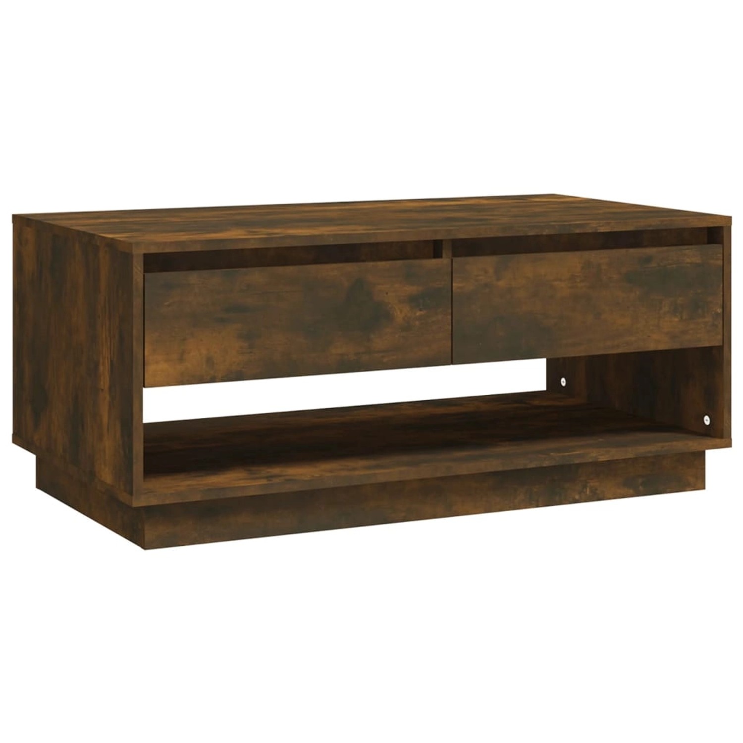 vidaXL Couchtisch Räuchereiche 102,5x55x44 cm Holzwerkstoff 812978