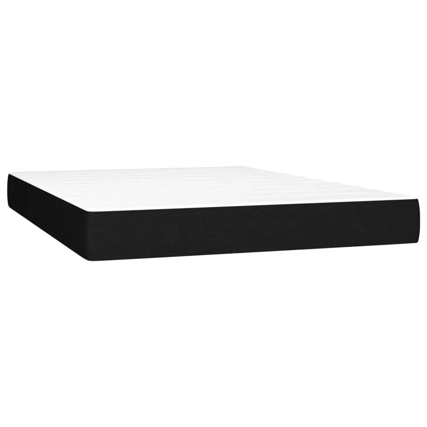Boxspringbett Matratze, 140x190 cm, schwarz/weiß. Bequeme Betten für erholsamen Schlaf.