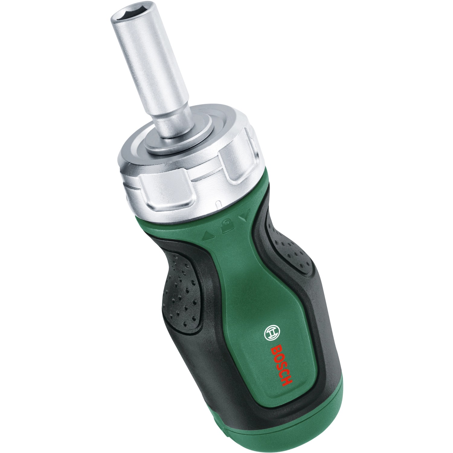 Image of Bosch Kurzer Ratschenschraubendreher mit 6 Bits