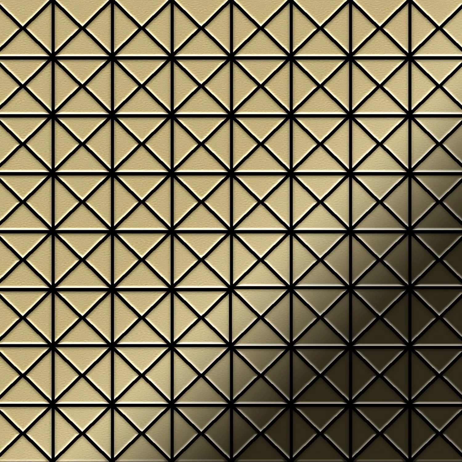 ALLOY Mosaik Fliese Massiv Metall Messing Gewalzt Gold 1,6mm Stark Deco-bm günstig online kaufen