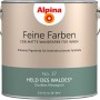 Alpina Feine Farben No. 37 Held des Waldes®, moosgrüne, matte Wandfarbe im 2,5L Gebinde.