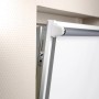 Detailaufnahme: Weißes Thermostopp Seitenzug Rollo, 150x45 cm, mit Easyfix-System zur Montage.