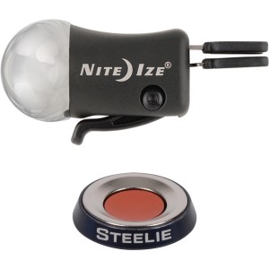 Nite Ize Steelie Vent Mount Kit für Smartphones, zur Befestigung am Lüftungsgitter im Auto.