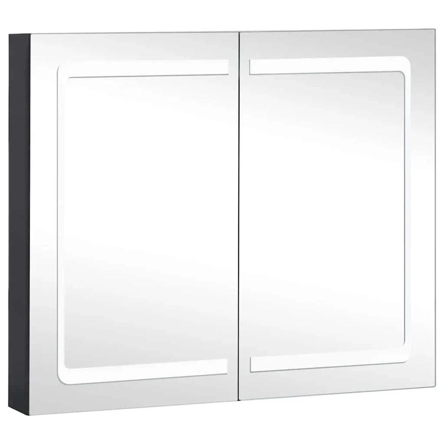 vidaXL LED-Spiegelschrank fürs Bad 80x12,2x68 cm 325545