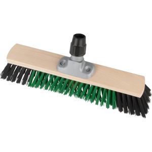 LUX Besenkopf mit X-Borsten, 40 cm breit, für Reinigungsarbeiten.