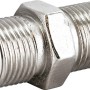 Schwaiger F-Kabelverbinder aus Metall zur Verbindung von Antennenkabeln.