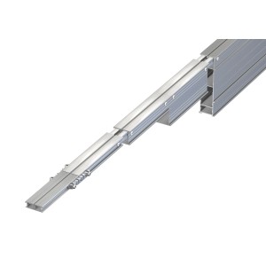 GS Terrassen Kopplungsprofil Aluecofix, 1000 mm, Alu blank zur Verbindung von Terrassendielen Unterkonstruktion.