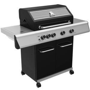 Grillfürst G410E Gasgrill mit 4 Brennern, Hochtemperaturbrenner und Edelstahlrosten.