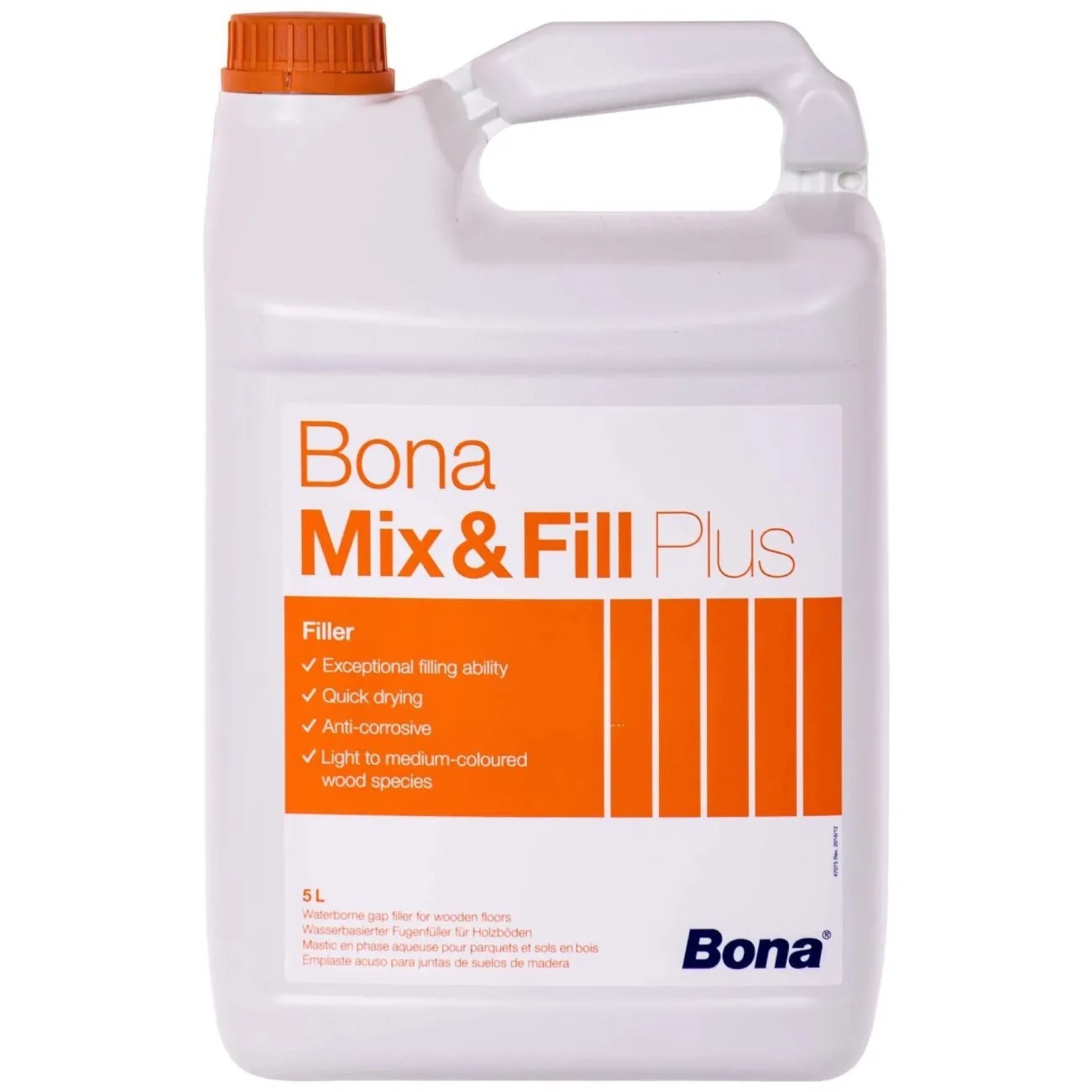 Bona Mix & Fill Plus 5 Liter Wasserbasierter Fugenkitt Weiß