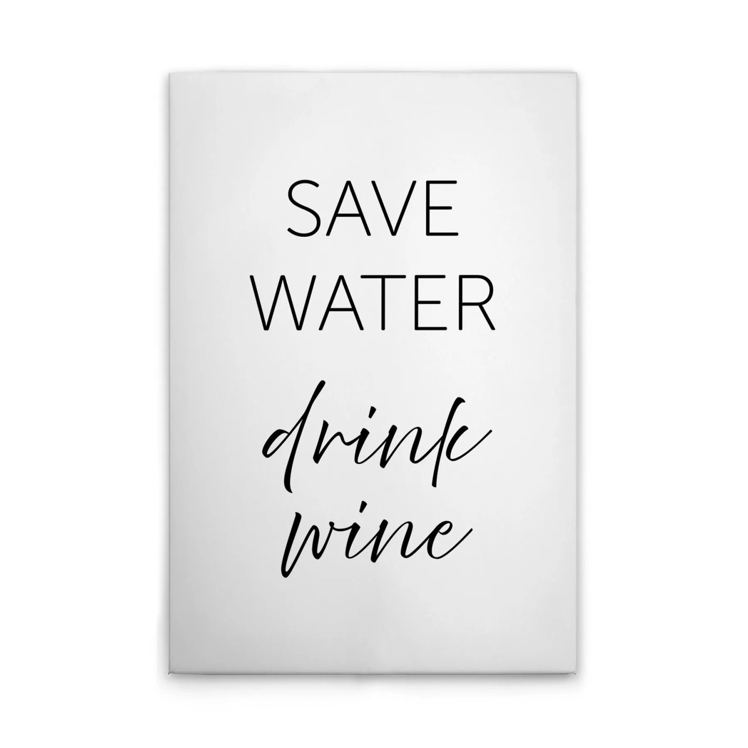 Tadessi Leinwandbild - M1-No.52014 - Safe Water Drink Wine - 30 x 45 cm - Querformat