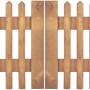 T&J Doppeltor für Senkrechtzaun, 300x100 cm, druckimprägniert, ohne Beschlag/Pfosten.