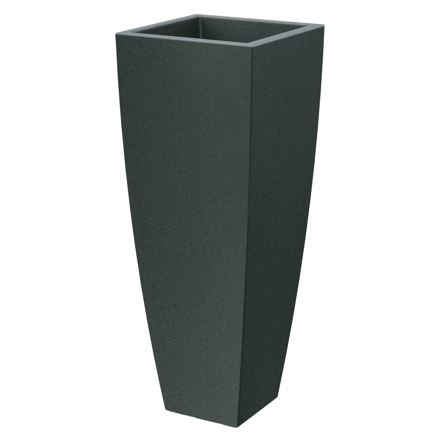 Prosperplast Blumentopf Mooda Square Hoch 100 cm x 40 cm x 40 cm Granit