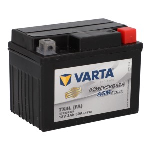 Varta MoBa Batterie 3Ah/50A Powersports Active AGM für zuverlässige Startleistung.