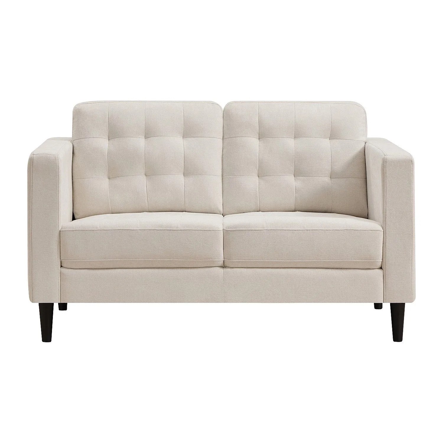 Vente-unique Sofa Ohne Schlafmöglichkeit Dibalu Beige 141 cm