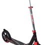 Muuwmi Aluminium Scooter, rot, mit höhenverstellbarem Lenker und XL-Deck. Tretroller für Sport & Freizeit.