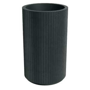 Prosperplast Blumentopf Coro Hoch Ø 48 cm x 80 cm Charcoal