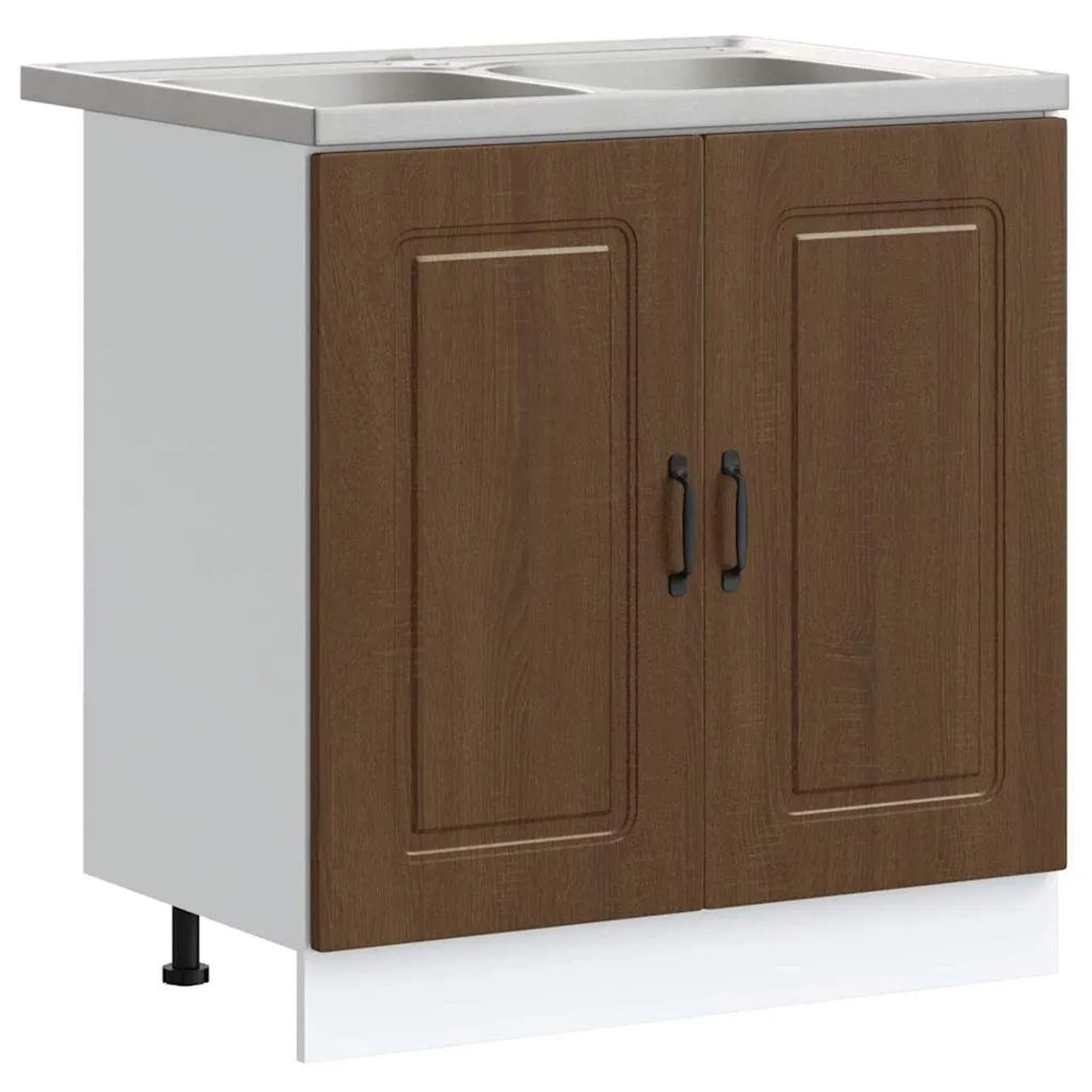 vidaXL Küchenschrank Kalmar Braun Eichen-Optik 80 x 46 x 81,5 cm 3315008