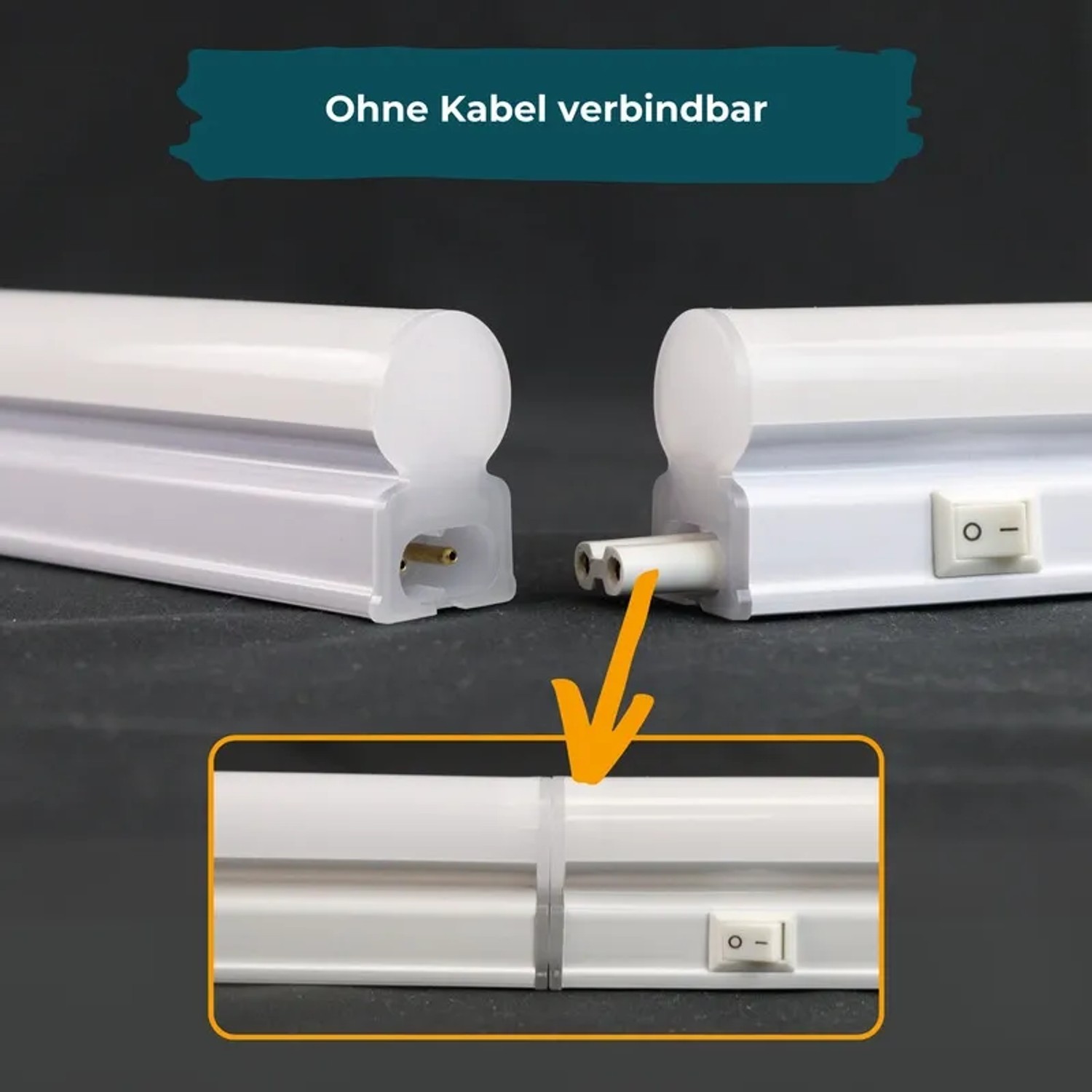 LUXULA LED Unterbauleuchte, erweiterbar, für Küchenbeleuchtung und Schranklicht.
