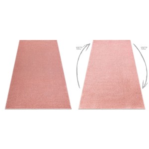 RugsX Teppich Eton Plus VG20579 Rosa 300cm 300cm