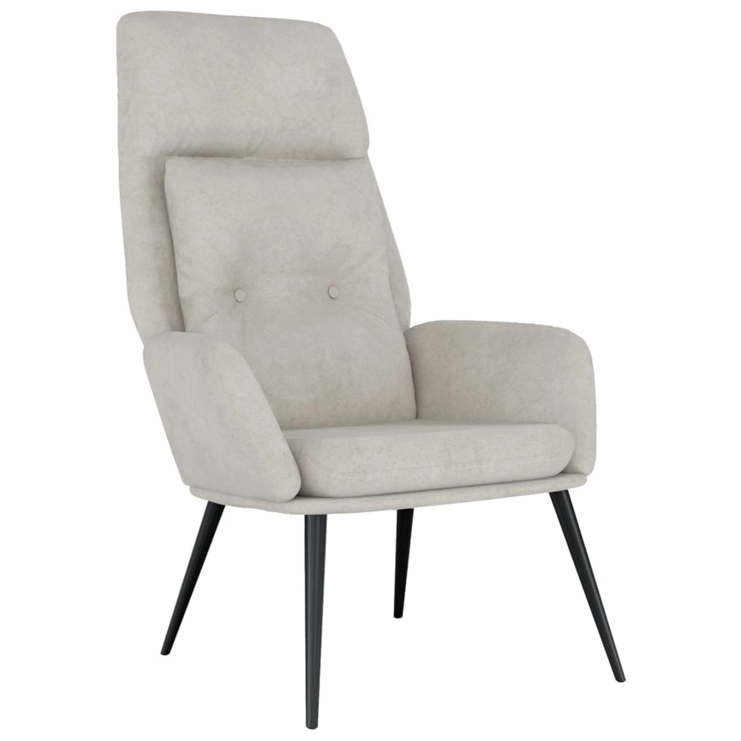vidaXL Relaxsessel Hellgrau Wildleder-Optik 341281 günstig online kaufen