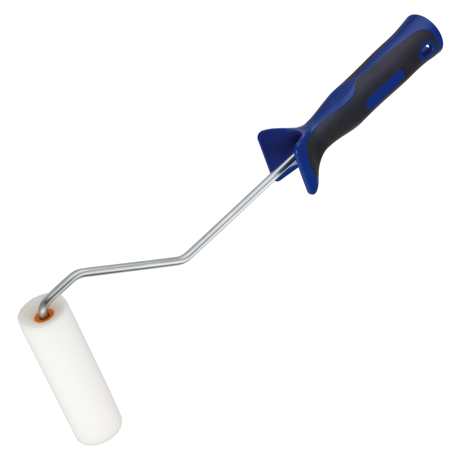 LUX Schaum-Roller Konkav langer Bügel 2K-Softgriff Schwarz-Blau 10 cm günstig online kaufen