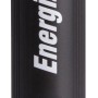 Schwarze Energizer X-Focus Taschenlampe mit Strahlfokussierung und Batterien.