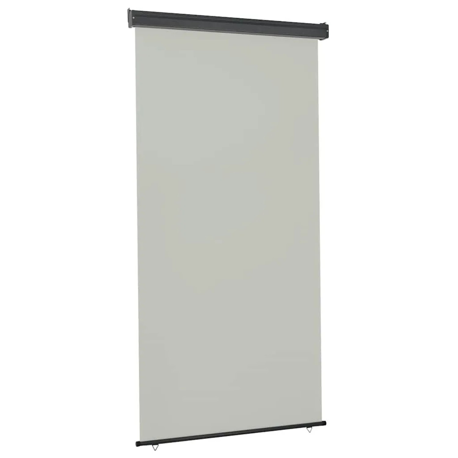 vidaXL Balkon-Seitenmarkise 125x250 cm Grau 48422