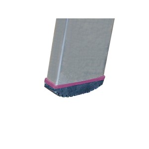 Krause Fußstopfen für Sprossen-Leiter Corda, violett, 77mm, Detailansicht.