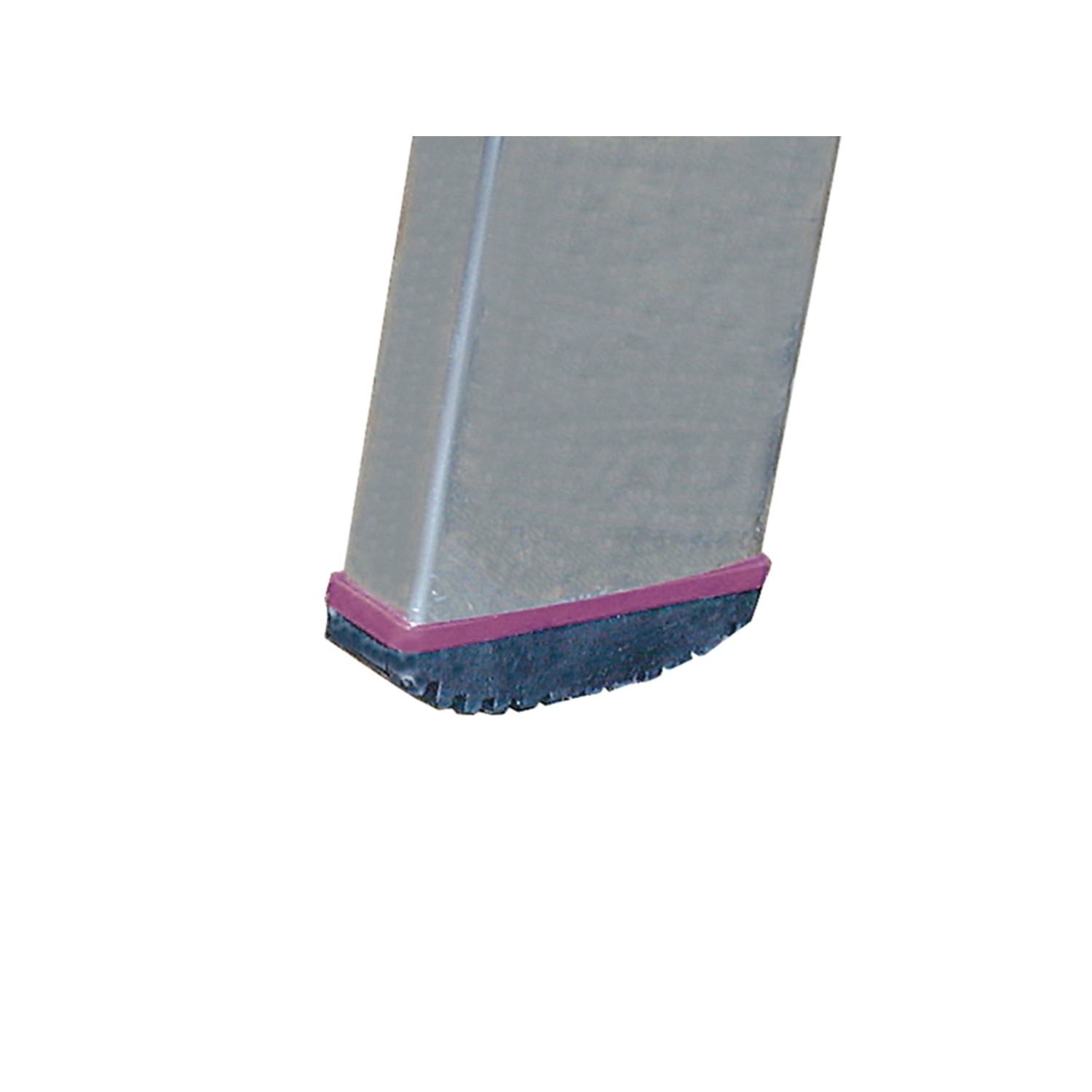 Krause Fußstopfen für Sprossen-Leiter Corda, violett, 77mm, Detailansicht.