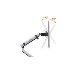 Durable Monitorhalterung SELECT PLUS mit Arm für 1 Monitor, neig- und drehbar.