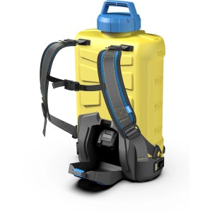 Gloria Akku-Rückensprüher Pro 1200 li-on Solo, gelber 12L Drucksprüher mit Tragegurten.