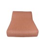 Aufblasbare Best Doppelliege Vivero in Terracotta, ideal für Garten und Terrasse.