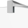 Detailaufnahme: Baliv Duschkabine DUK-90.30W Seitenwand, 90x190 cm, Chrom-Rahmen.