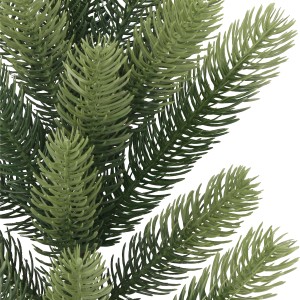 Detailaufnahme: Grüner Kunsttannenzweig Nagano, 52,5 cm, für Weihnachtsdeko.