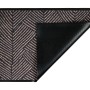 Schöner Wohnen Fußmatte Bellevue Anthrazit mit Strichmuster, 50x70 cm.