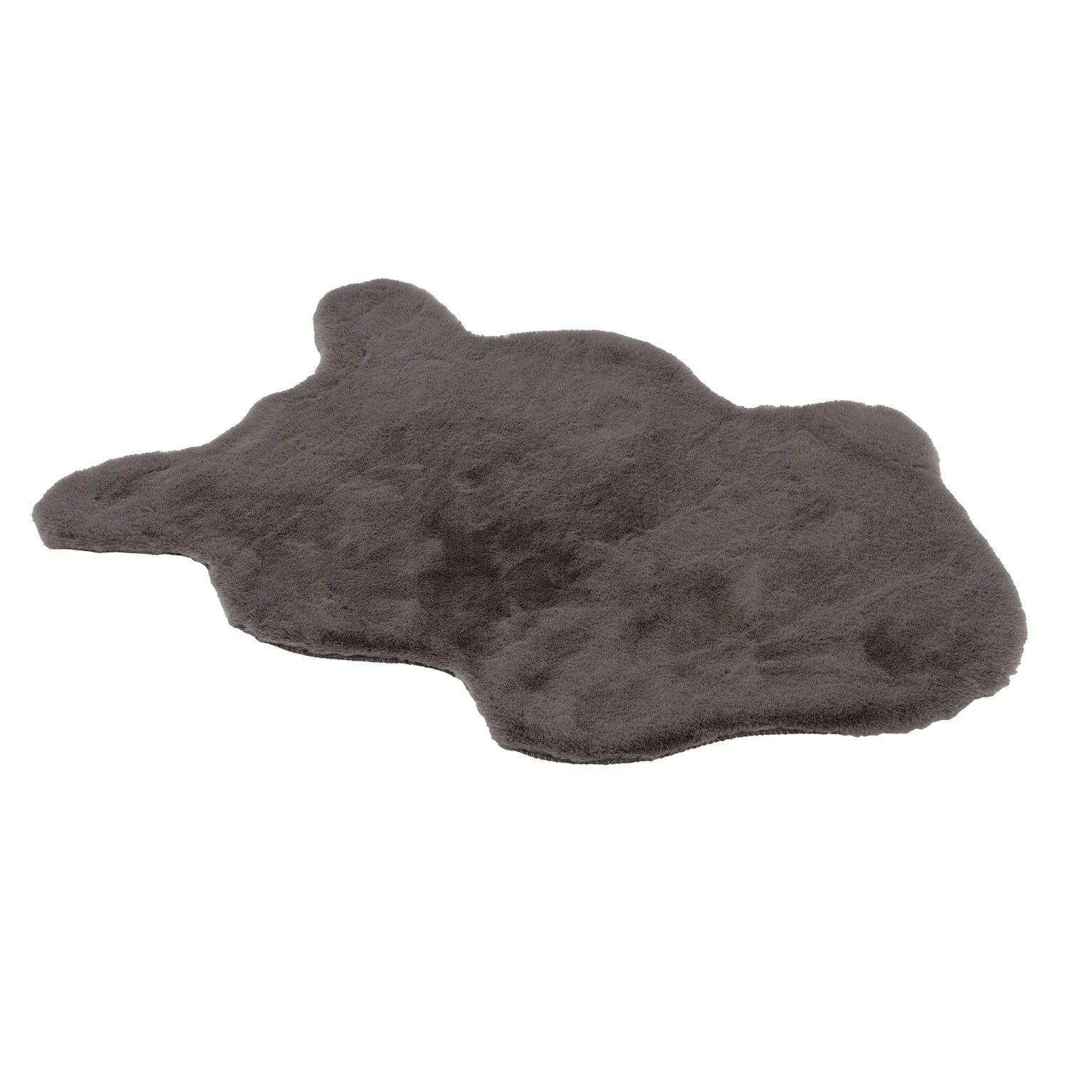 Schöner Wohnen Fell Tender 70 cm x 110 cm Grau