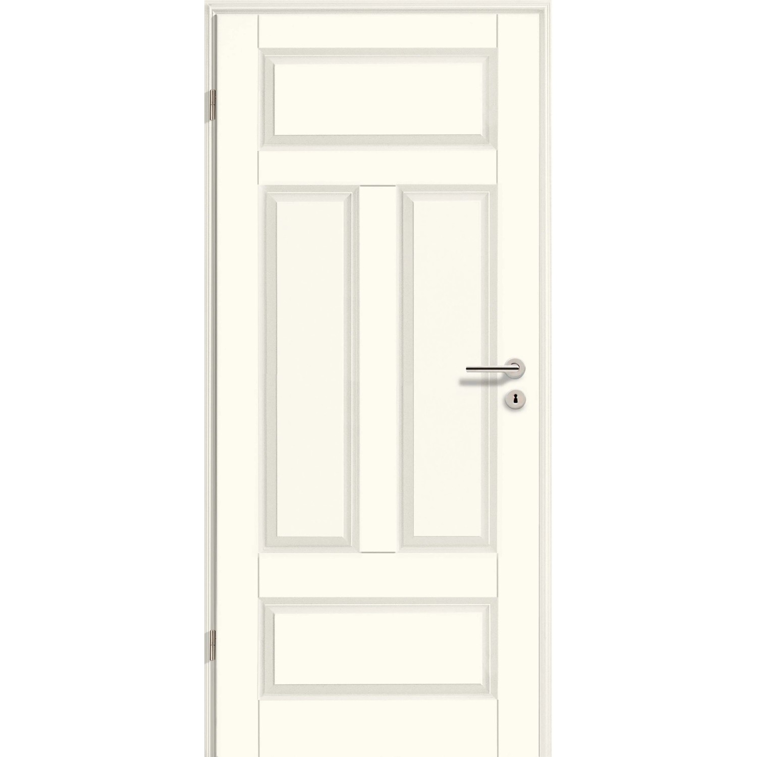 Zimmertür Brillant Classic 4004Q ähnl. RAL 9010 98,5 cm x 198,5 cm Anschlag L