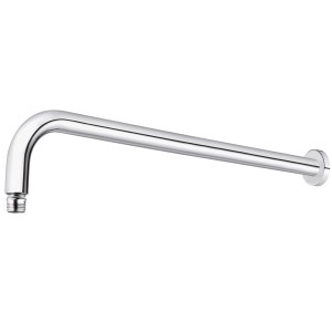 Schulte Wandarm rund, Chrom, für Kopfbrausen im Duschbereich.
