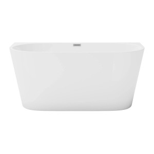 Vente-unique Vorwandbadewanne Divina Weiß 130 cm