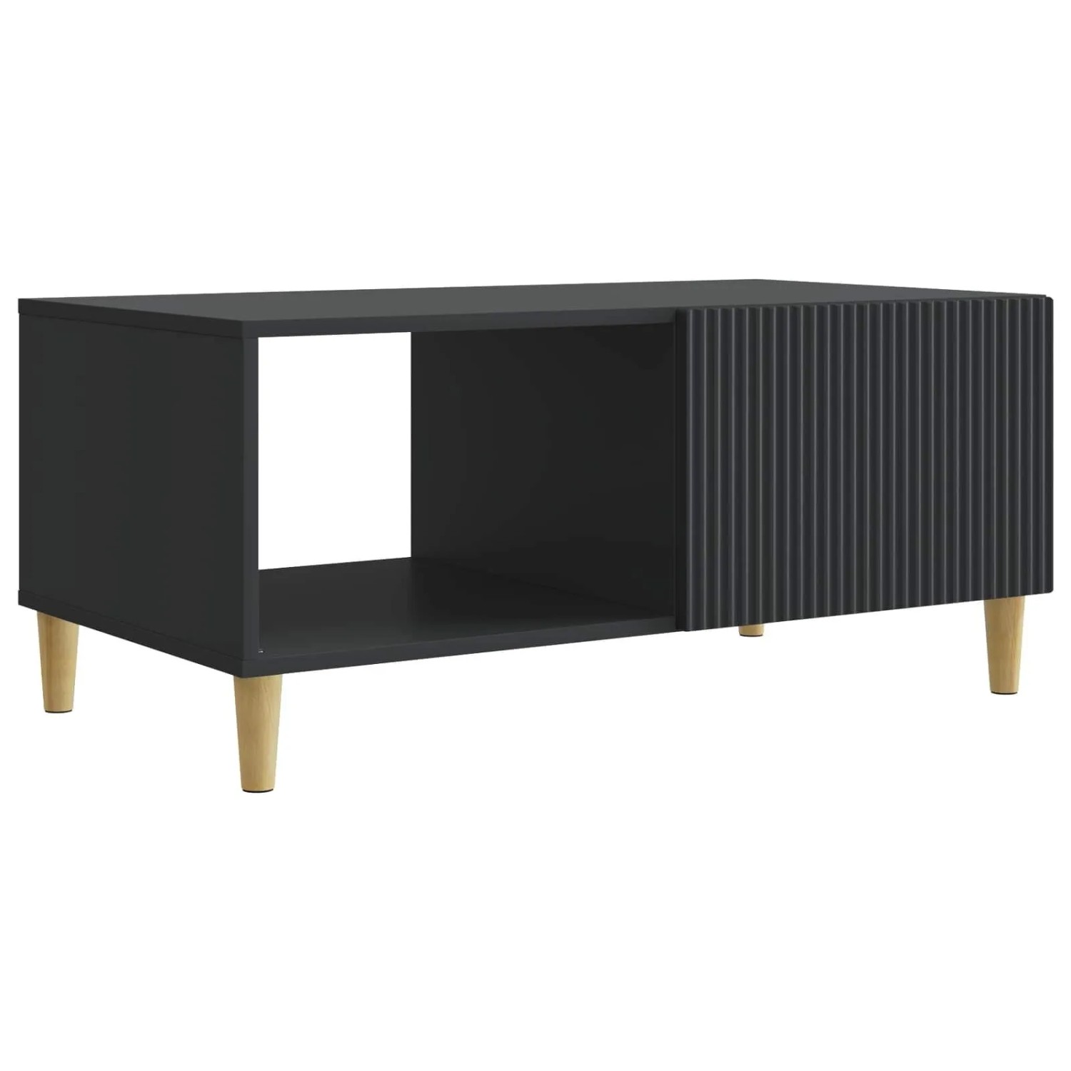 vidaXL Couchtisch Schwarz 90 x 50 x 40 cm Holzwerkstoff 894726
