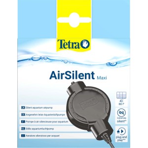 Tetra AirSilent Maxi Aquarium Pumpe für 40-80L Aquarien, flüsterleise.