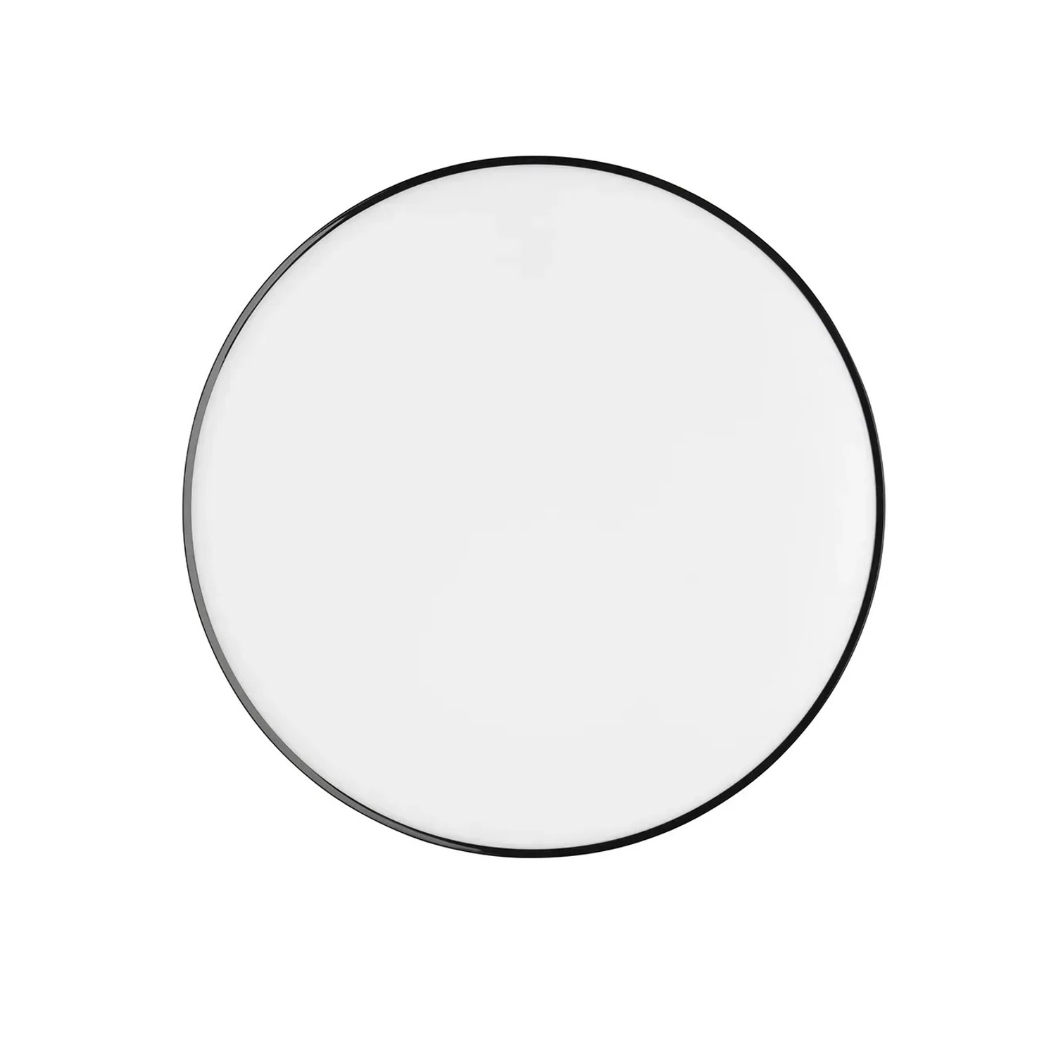 Runde, schwarze Reality LED-Deckenleuchte Alioth für Bad und Wohnraum.