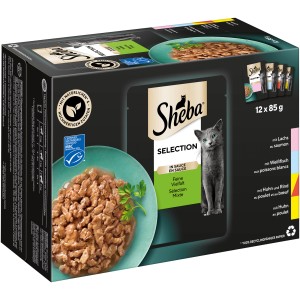 Sheba Katzen-Nassfutter Selection Feine Vielfalt 12 x 85 g