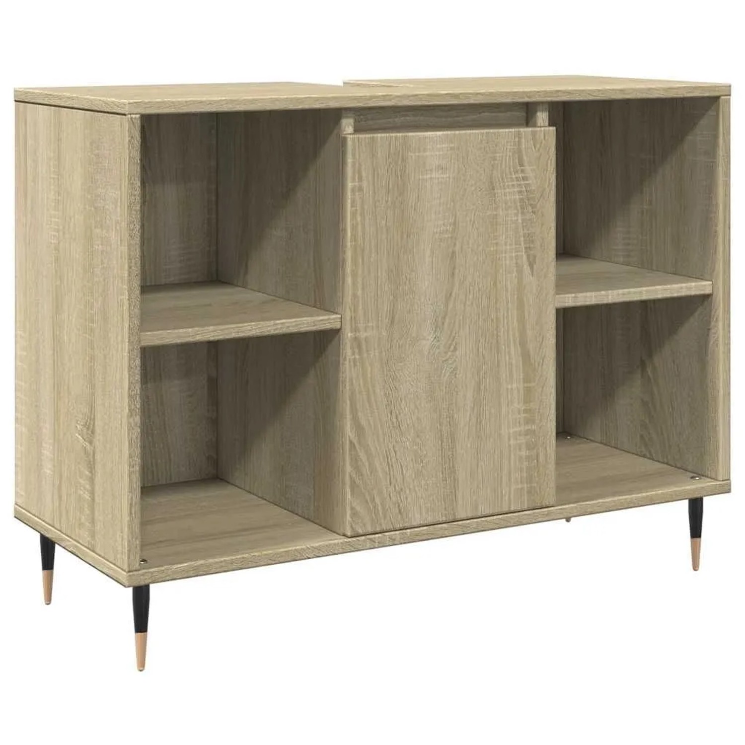 vidaXL Badschrank Sonoma-Eiche 80x33x60 cm Holzwerkstoff 849679 günstig online kaufen
