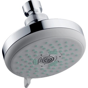 Hansgrohe Croma 100 Kopfbrause Multi Chrom mit 3 Strahlarten.