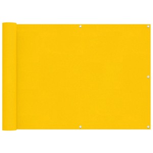 vidaXL Balkonsichtschutz Gelb 75 x 200 cm 42030789